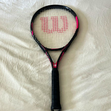 Wilson "Hope" Tennis Racquet Black/Pink w/ Stop Shock Pads, Wilson Hope