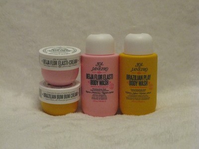 Sol de Janeiro Brazilian Bum Bum & Beija Flor Body Cream & Shower Gel Travel Set