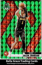 2024-25 Mosaic #35 Jalen Johnson Atlanta Hawks Green Mosaic NBA Basketball