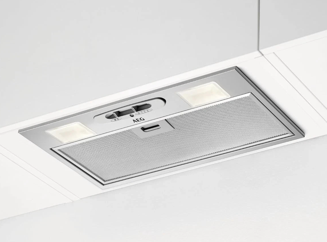 AEG DGX3523S 5000 Series 52cm Built In Canopy Cooker Hood Grey C Rated