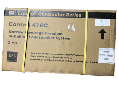 JBL Control 47HC Narrow Coverage Premium In-Ceiling  Speakers White  (One Pair)