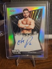 2026 WWE Topps Chrome ETHAN PAGE NXT Autographs Refractor NXT-ETH
