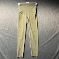 Spanx Women  s Leggings Size M Sage Green Pull On Athletic Yoga Gym