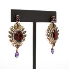 Le Vian Crazy Collection 14K Rose Gold Garnet Amethyst 13.6ctw Earrings #JB749-2 — photo 3