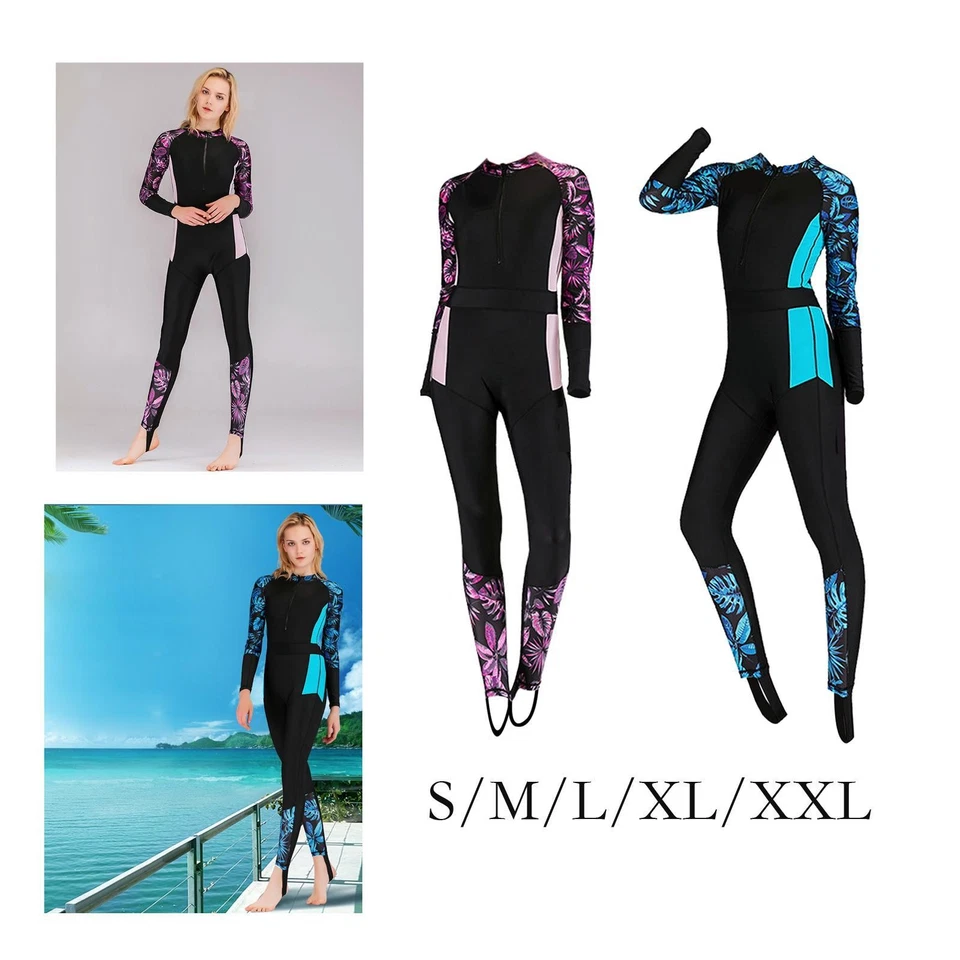 Schnelltrocknender Damen Ganzkörper Neoprenanzug, Sonnenschutz Overall, - Bild 1 von 1