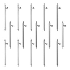 15pcs Quick Release Spring Bars 20mm 304 Stainless Steel Watch Pins Replacement