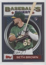 2020 Topps Finest Flashbacks Seth Brown #159 pi4