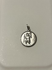 Sterling Silver St Christopher Pendant - Warren James, USED