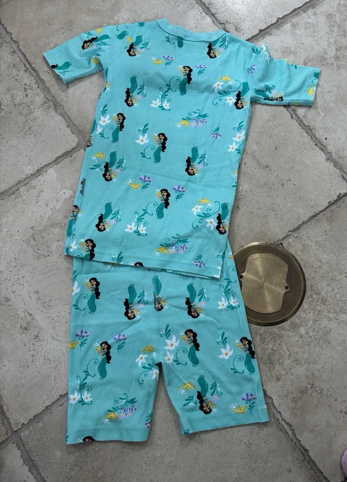 Pijama corto orgánico HANNA DIFFERENTSON Disney Jasmine Aladdin, talla 150 (12) Foto 2 de 4