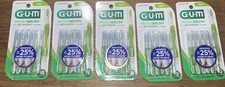 5 Pack GUM Proxabrush Go-Betweens Cleaners Sunstar Tight - 10 ct removes 25 