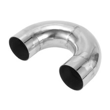 57mm/OD 180 Degree U-Bend Tube T304 Stainless Steel Mandrel Exhaust Pipe 2.25"