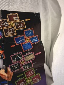 Solomon's Key Complete Nintendo Nes Game CIB Poster Very Good Condition 