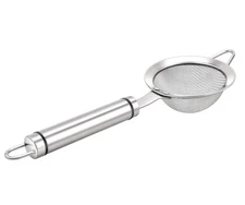 3.3inch 304 Stainless Steel Fine Mesh Strainer for Kitchen, Colander-Skimmer wit