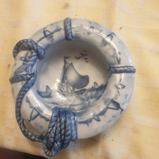 Aschenbecher Porzellan Delft Rauenstein