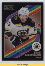 2023 O-Pee-Chee Platinum Retro Pack Wars Black Variant Brad Marchand READ 0h9s