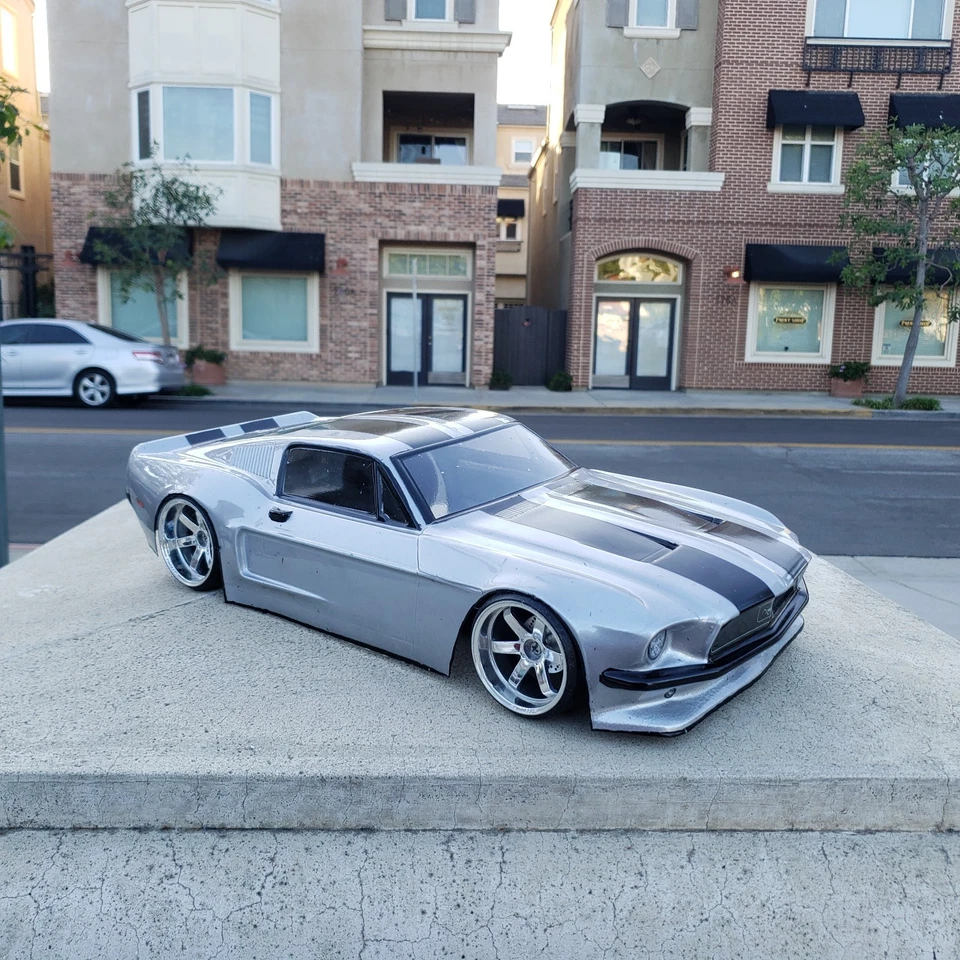 200mm 1/10 Custom Paint MUSTANG VTA 4Tec-2 drift DC10 YD2 MST TT02 Body Only - Image 2 of 4