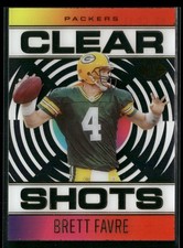 Brett Favre 2021 Panini Illusions - Clear Shots #CS-11 Green Bay Packers