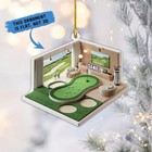 Personalized Golf Ornament 2025, Custom Christmas Gift for Golfers
