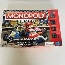 Monopoly Gamer Mario Kart Nintendo Hasbro 2018 Complete Good Condition