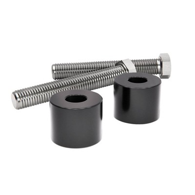 Kraus, Riser Extension Kit 1 inch (25.4mm). Black H-D With Garter Vel...
