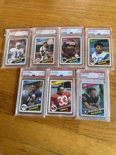NM -MT 1984 Topps Football Complete Set 396 (7 -Psa 8 Cards) High End Set. 