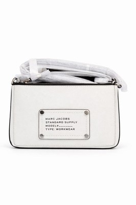 Marc Jacobs Standard Supply Workwear Crossbody Bag Cotton White NWT