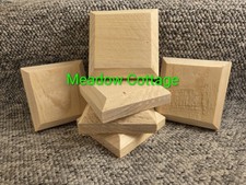 6x Fence Post Caps To fit 3" Post.  (95mm x 95mm x 22mm) Stain or Paint. Wood