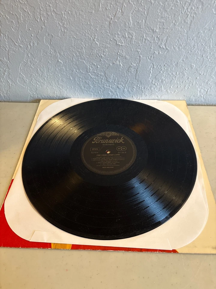 RICK NELSON FOR YOUR SWEET LOVE VINYL RECORD LP GERMANY BRUNSWICK RECORDS VG+ Foto 4 de 4