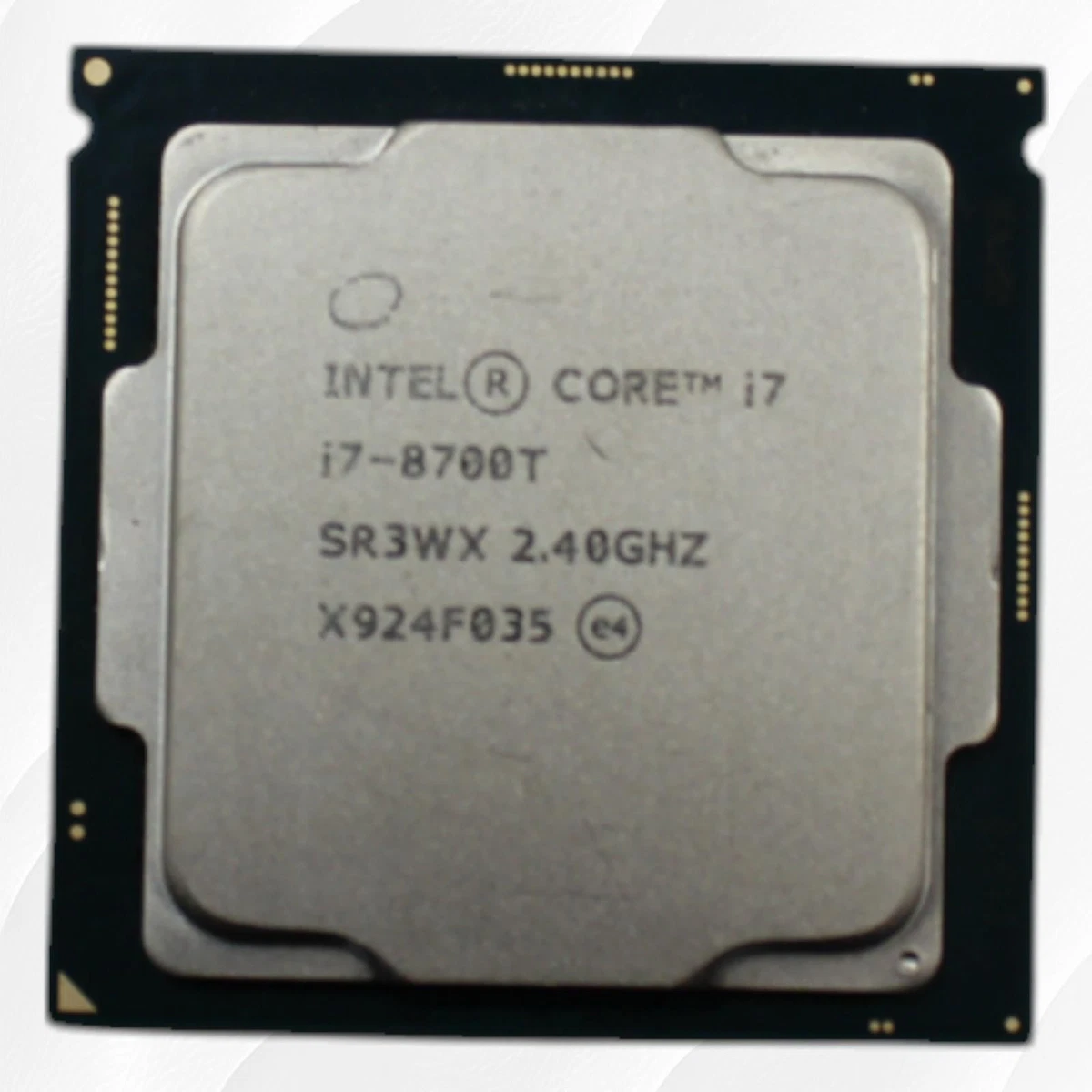 CPU Intel Core i7 8700T 2.40GHZ中古 8Th Gen Intel Core i7-8700T LGA 1151 CPU Processor SR3WX 2.40GHz