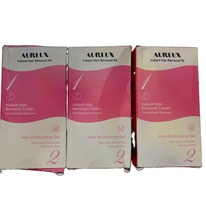 Lot Of 3 Nicor Hair Removing Cream W/ Moisturizing Aloe Gel Exp 2028 NEW