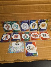 2026 FIFA World Cup Sticker Silver 10 National Team Logos Badges  Two Fifa WC.