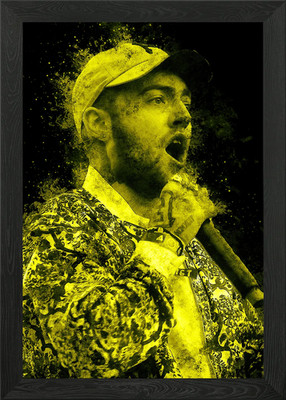 Mac Miller Gerahmtes Wandbild Poster Leinwanddruck Bild