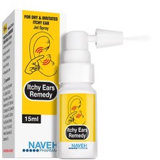 NAVEH PHARMA  Itchy Ears Remedy Ear Cleaning and Itch 0.5 Fl Oz, Yellow