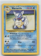 Wartortle 42/102 Base Set Uncommon MP Pokemon TCG