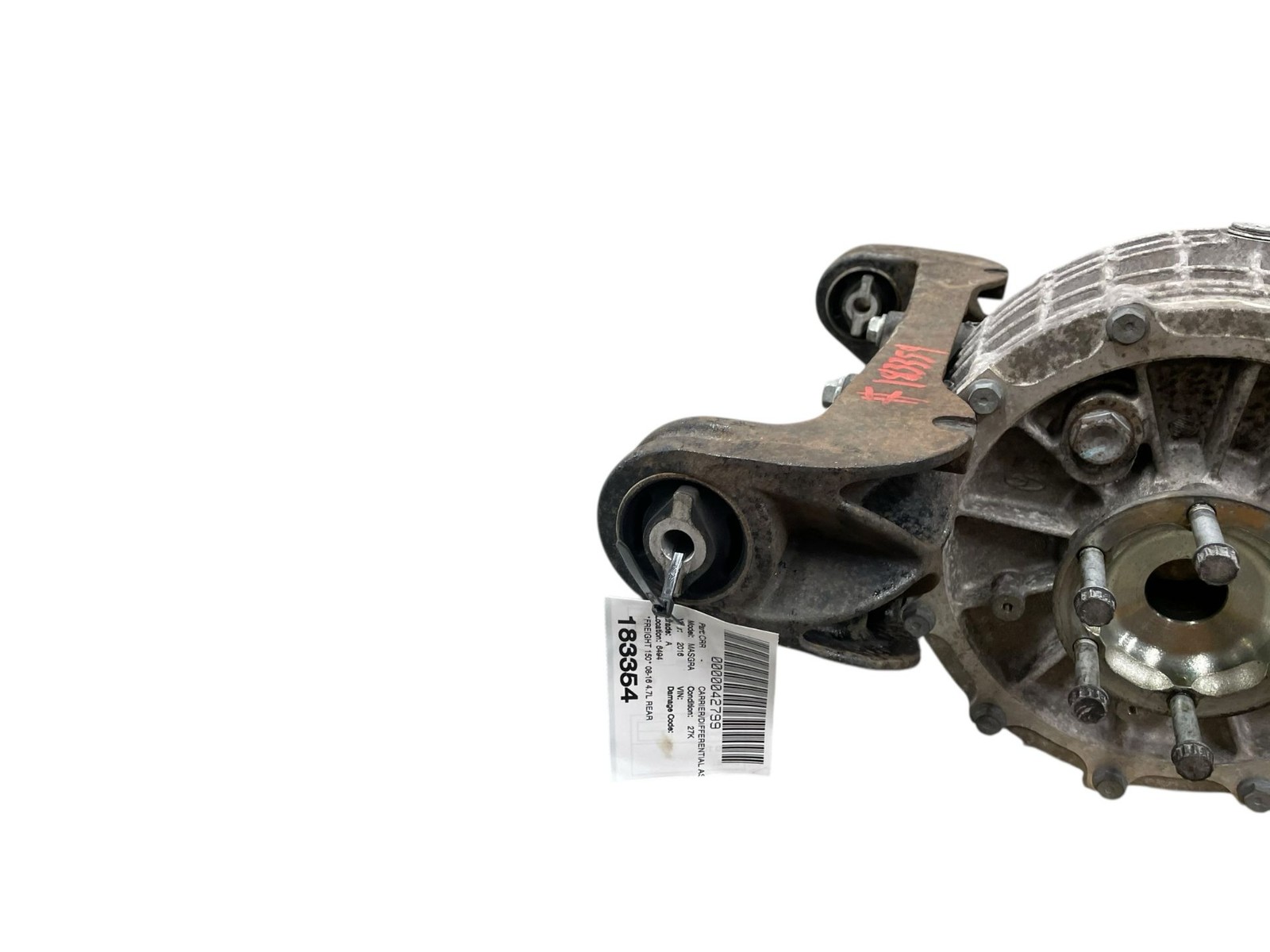 2008-2016 MASERATI GRANTURISMO 4.7L RWD REAR DIFFERENTIAL AXLE CARRIER OEM