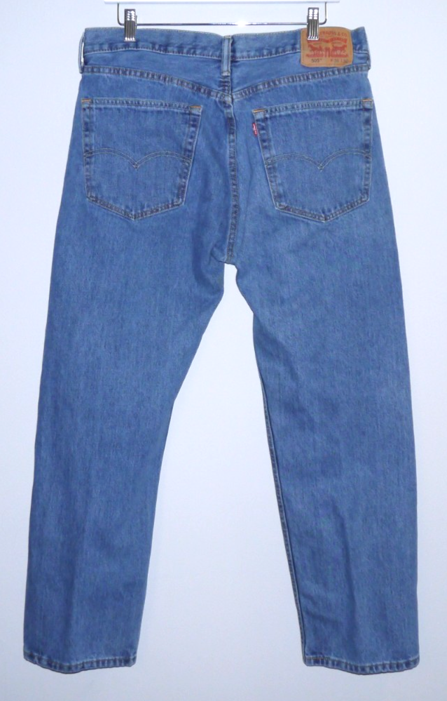 LEVIS 505 blue jeans 100% cotton Men's size 36 x 30 | eBay
