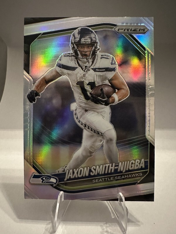 Panini Prizm 2025 Jaxon Smith-Njigba Prizm Refractor #254 Seahawks Football