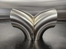 2-1 Merge Collector 4" .075 304 stainless tig welded custom turbo exhaust