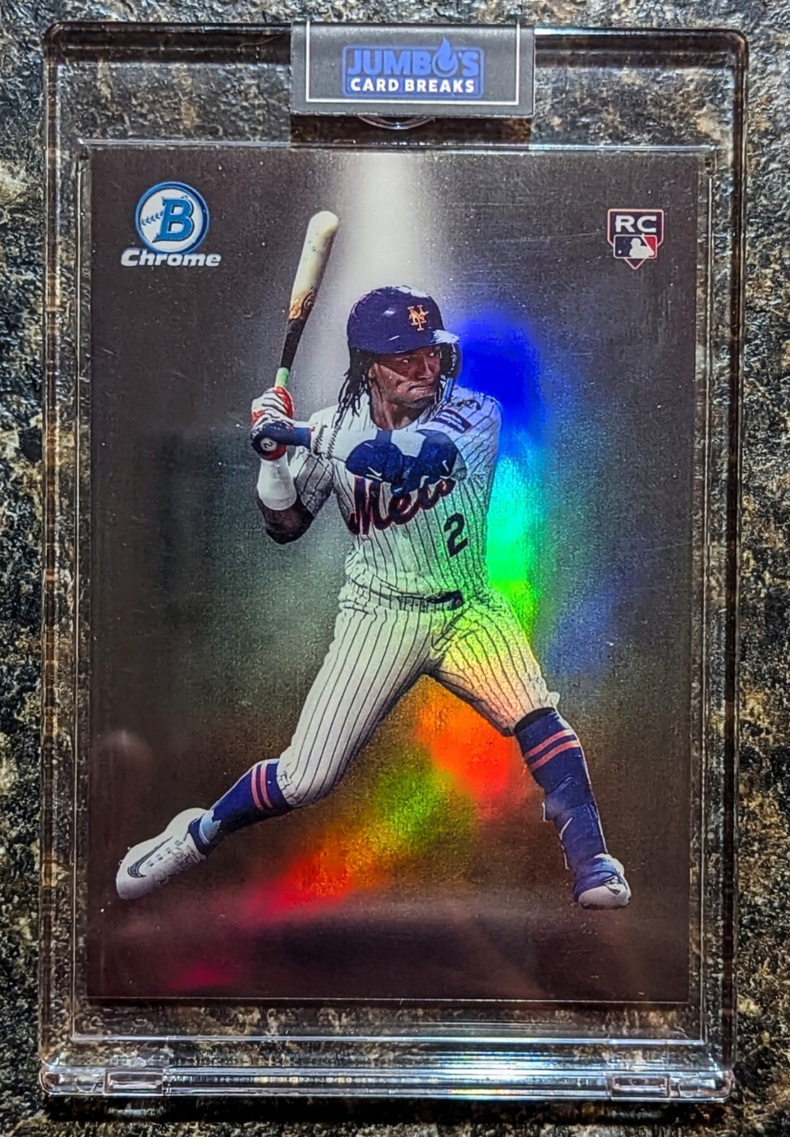 Luisangel Acuna- 2025 Bowman Chrome-  Spotlights #BS-8 (RC) New York Mets.