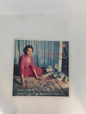 NILLA PIZZI - SANREMO 1958 7'' 45 Umdrehungen Vinyl Schallplatte