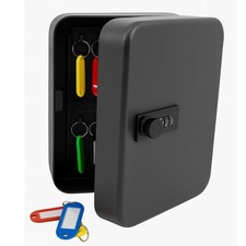 HowseHold Combination Key Cabinet - Wall Mounted Key Box for up to 20 Sets of...