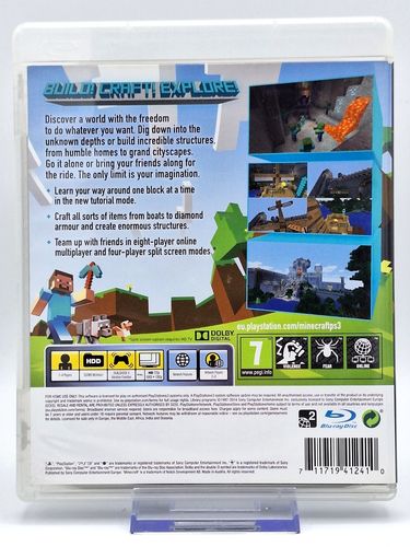 Minecraft - Playstation 3 Edition - PS3 - CiB - Hülle Englisch Deutsch spielbar - Bild 3 von 4
