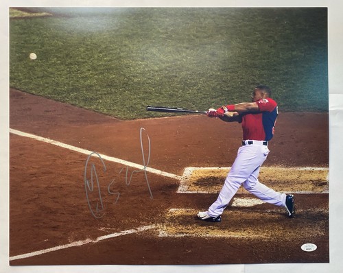 YOENIS CESPEDES Autograph Signed 16x20 Photo Picture Home Run Derby Baseball COA - Picture 2 of 2