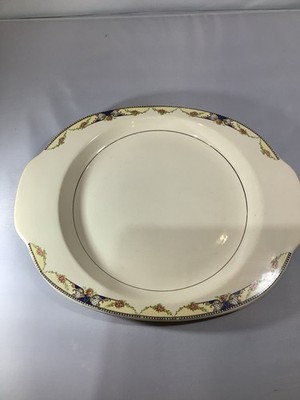 Old Camwood Ivory Universal Cambridge USA Pottery Large 11x13 Serving Platter