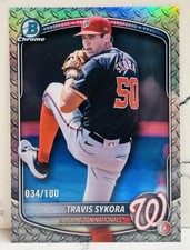 2025 Bowman Draft - Chrome Travis Sykora #BDC-137 Steel Metal Refractor /100