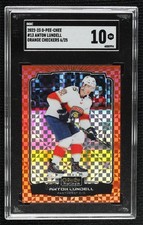 2022 O-Pee-Chee Platinum Orange Checkers 6/25 Anton Lundell #13 SGC 10 GEM 19zb