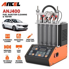 ANCEL ANJ400 Auto Car Ultrasonic Fuel Injector Cleaner Tester Leak Test Machine
