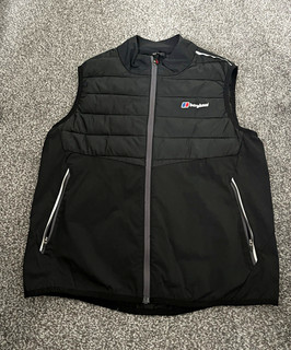 Berghaus Black Puffer Gilet 14 15 Years Full Zip Zipped Pockets Sleeveless