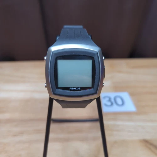 020825 Abacus by Fossil Wrist Net for Msn Direct Digital Watch Black & Silver