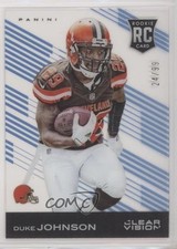2015 Panini Clear Vision Rookie Blue 24/99 Duke Johnson (Running with Ball) 0a6